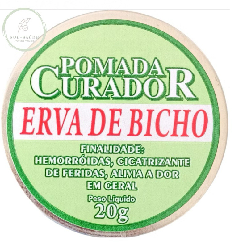 Pomada Erva de Bicho 20g- Curador