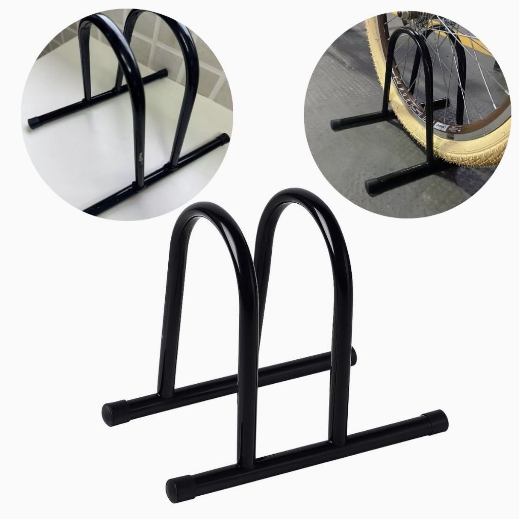 Suporte Para Bicicleta Expositor de Chão 1 Vaga Bicicletário Para Loja Comercio Garagem