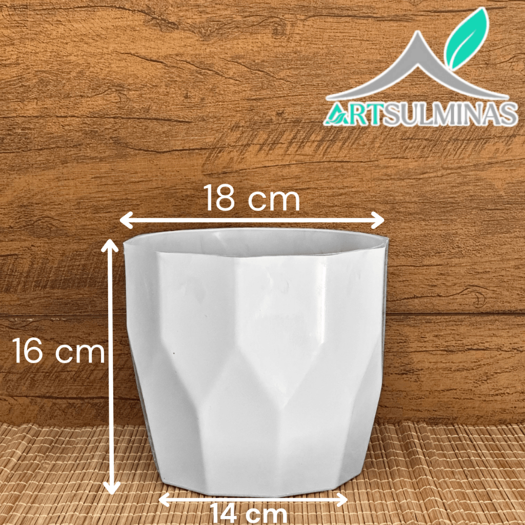 Vaso cachepô médio N4 decorativo para planta e flor ideal para centro de mesa casa sala escritório em Oferta na Shopee