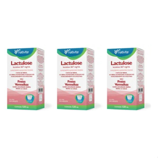 Lactulose 667mg/ml frutas vermelhas Kit Com 3 em Oferta na Shopee