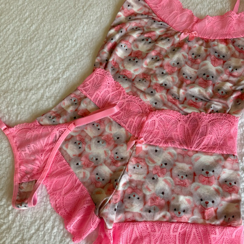 Baby Dool Trio Secret Pijama de Dormir em Oferta na Shopee