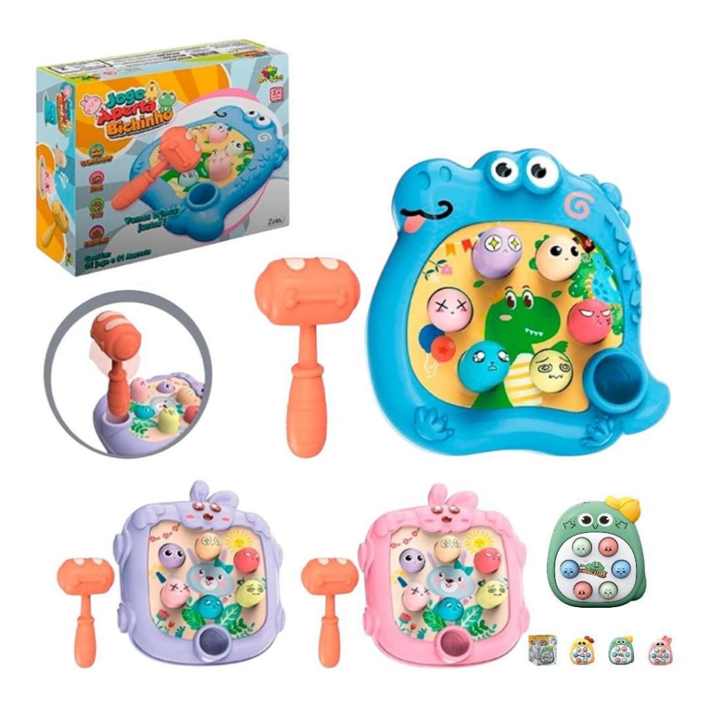 Brinquedo jogo bate Bichinhos Infantil Meninos e Meninas em Oferta na Shopee