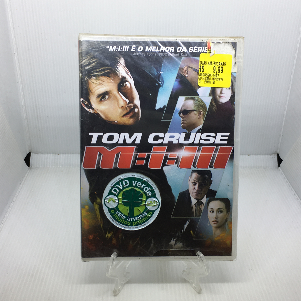 DVD - M:I:III - Missão: Impossível 3 - Tom Cruise - Novo / Lacrado