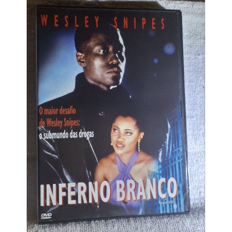 DVD  - Inferno Branco, com Wesley Snipes,original novo lacrado.