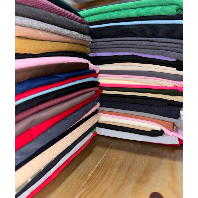 Retalhos Lisos Diversos 1kg, Retalhos de 50-80cm de Malha