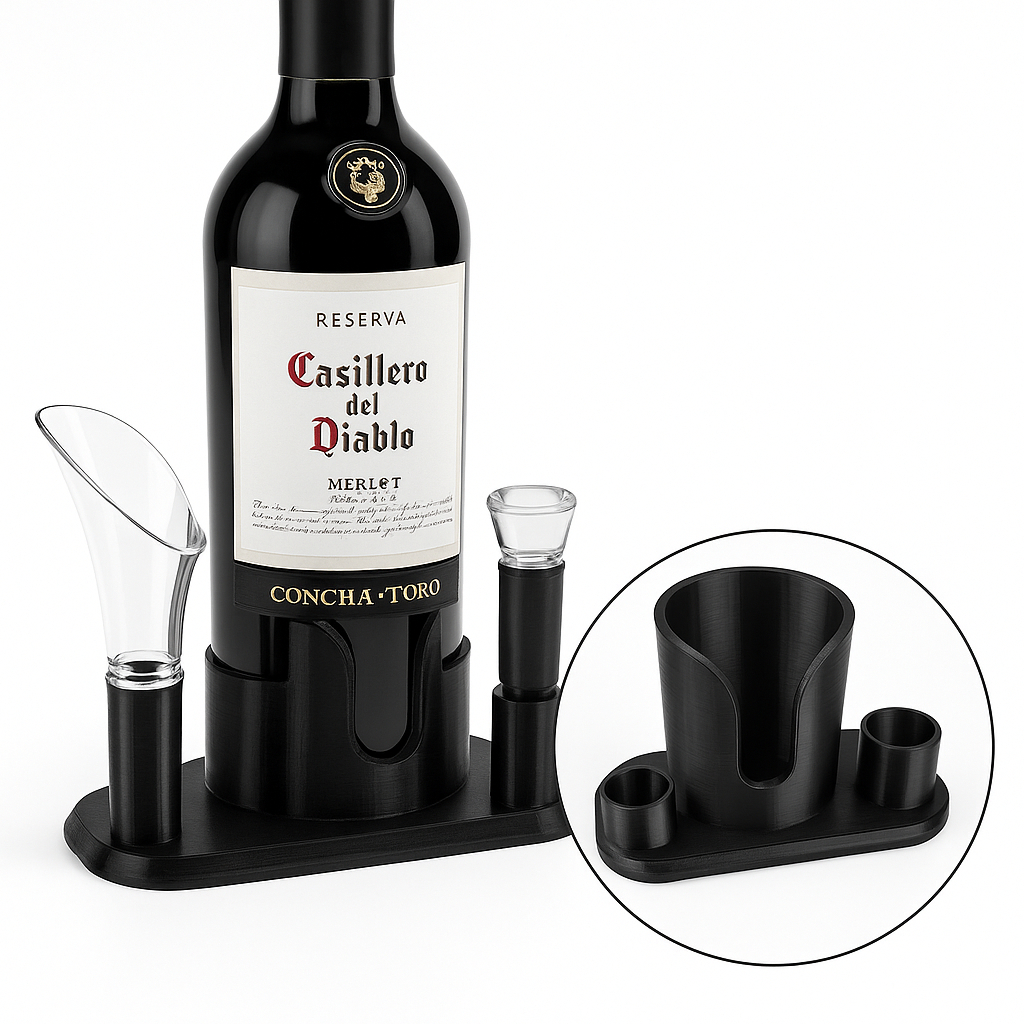 Base / Suporte Para Abridor De Vinho Elétrico (somente Base)