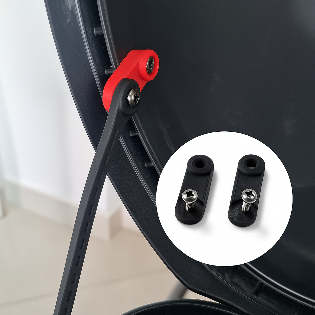 Prolongador de limitador para Baú GIVI (não acompanha cinta)