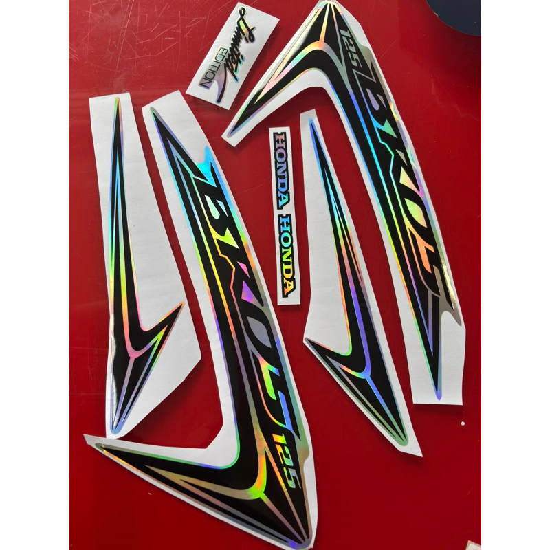 Kit Adesivo Jogo Faixa Moto Bros 125 2013 Holográfico em Oferta na Shopee