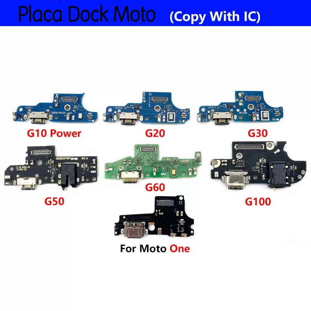Conector Placa Dock De Moto G10/G10Power/G20/G30/G50/G60/G100