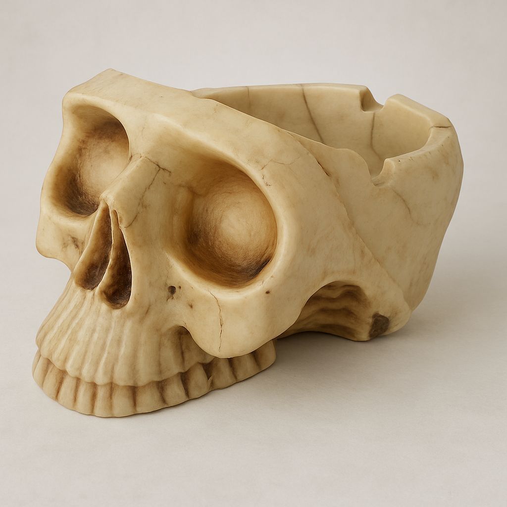 Crânio Pequeno em Resina – Estilo Gótico Decorativo Moderno Colecionavel em Oferta na Shopee