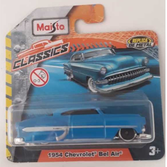 1954 Chevrolet Bel Air - 2025 - Azul - 1/64 - Maisto
