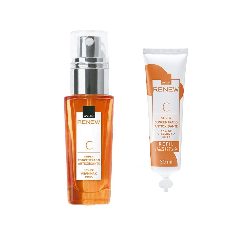 Kit Avon Renew Vitamina C Super Concentrado 30ml + Refil