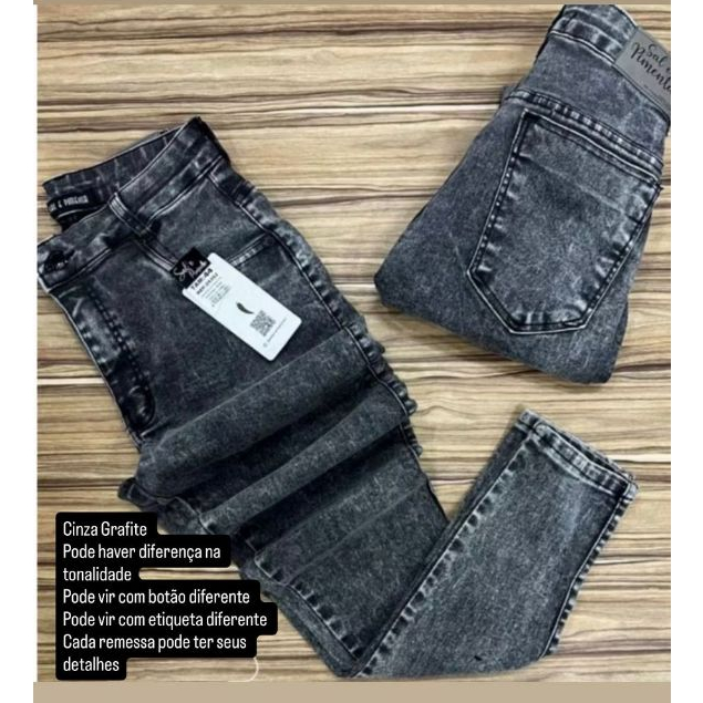 Calça Jeans Plus Size Sal e Pimenta com Lycra Cintura Alta empina bumbum em Oferta na Shopee
