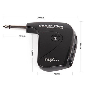 Mini Amplificador Fone Ouvido Nux Gp1 Guitarra Baixo Pro