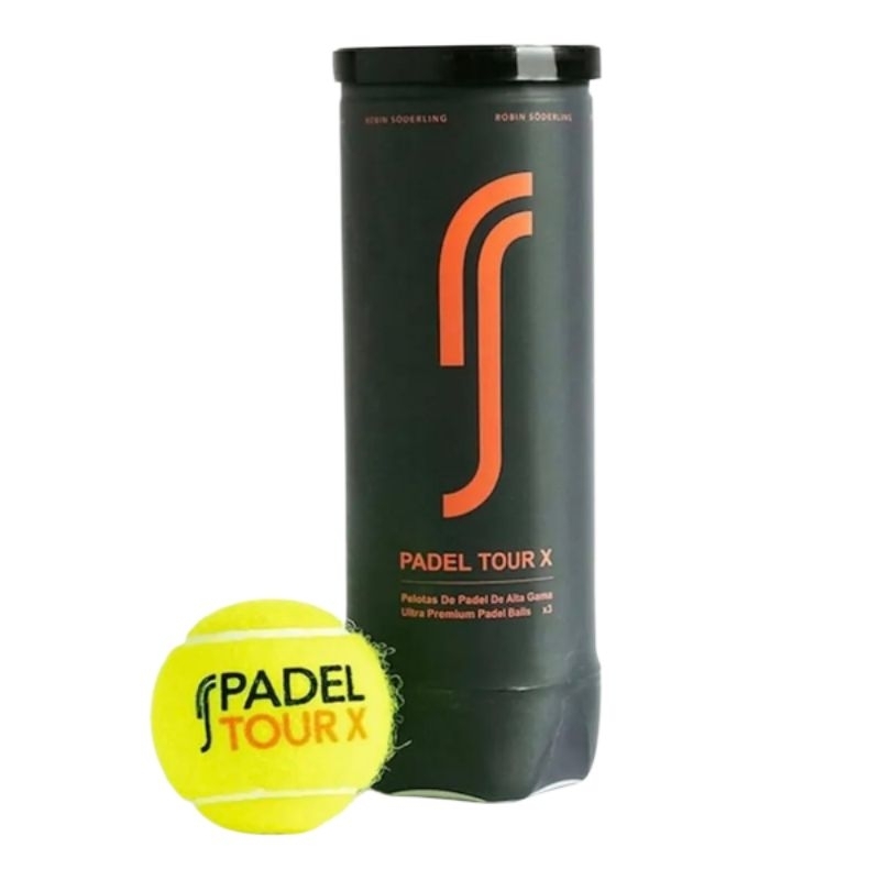 Bola De Padel Robin Soderling Tour X Tubo Com 03 Bolas