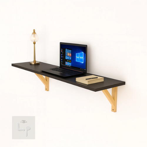 Mesa suspensa vários tamanhos MDF 90 120 industrial computador prateleira gamer home office notebook