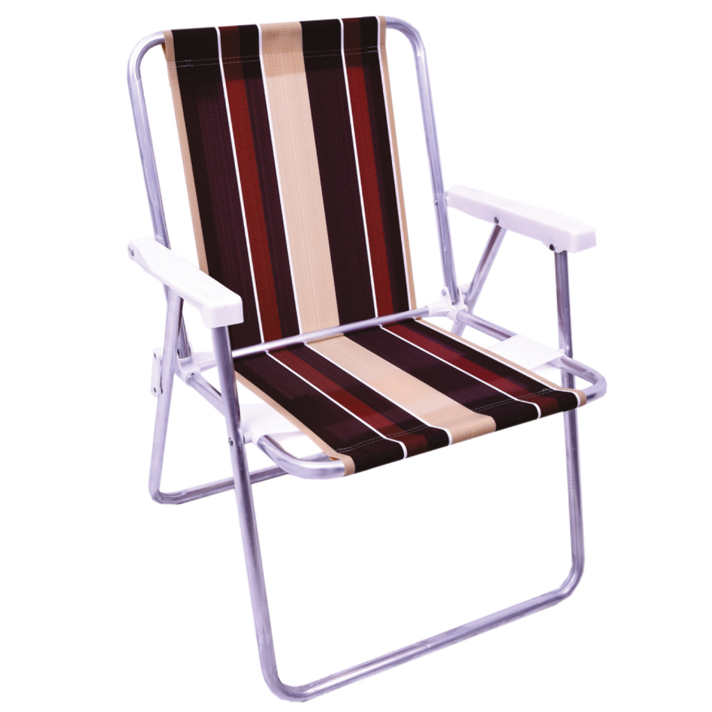 Cadeira de Praia Alta Alumínio Reclinável na Black Friday 2025 | BuscaProdutos
