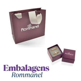 Embalagens Rommanel Sacolas Caixas Para Joias Aneis Conjuntos Colares em Oferta na Shopee