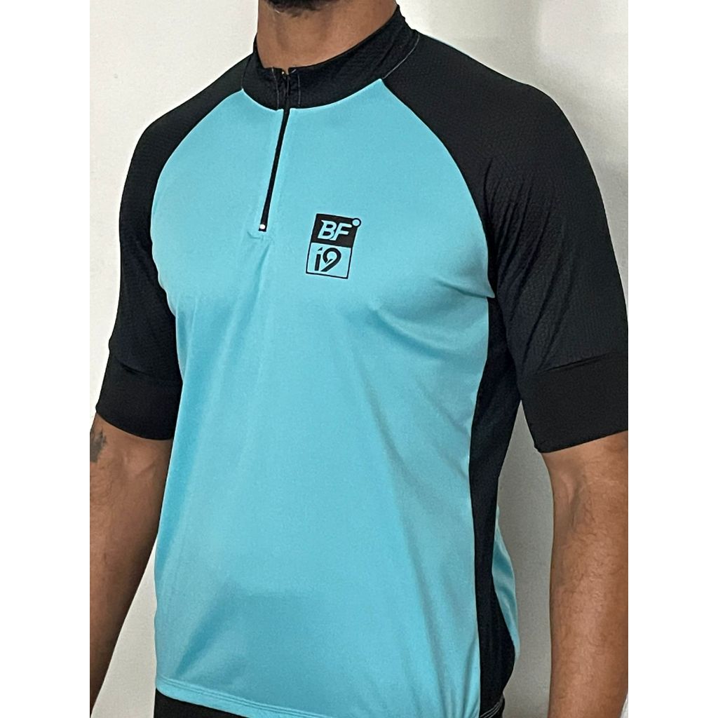 Camisa Camiseta Ciclismo Unissex Be Fast I9  Zíper Parcial UV Pedal Speed MTB Ciclista Bicicleta