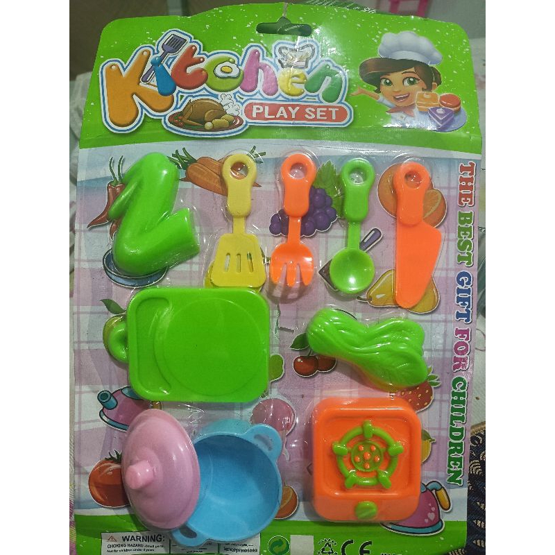 Kit Cozinha Infantil  - Brinquedo Educativo c/Panelinhas, Talheres e Fogão  Cozinha de Brinquedo