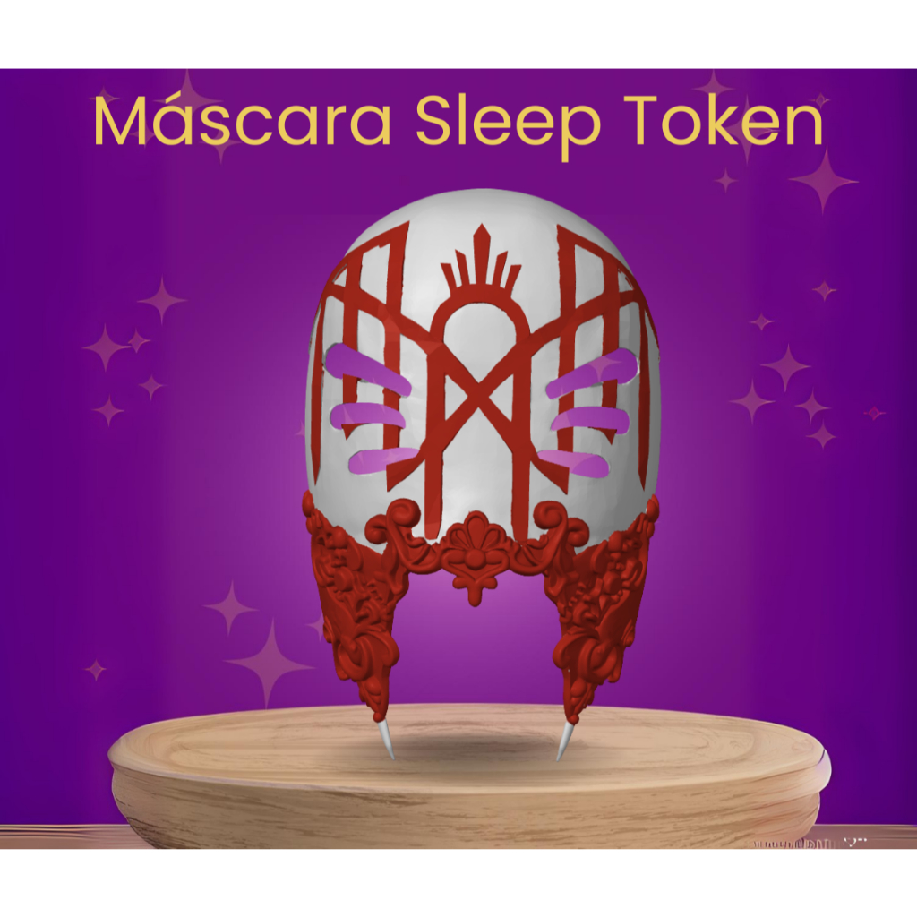 Máscara Sleep Token 3D – “Ritual da Alma”