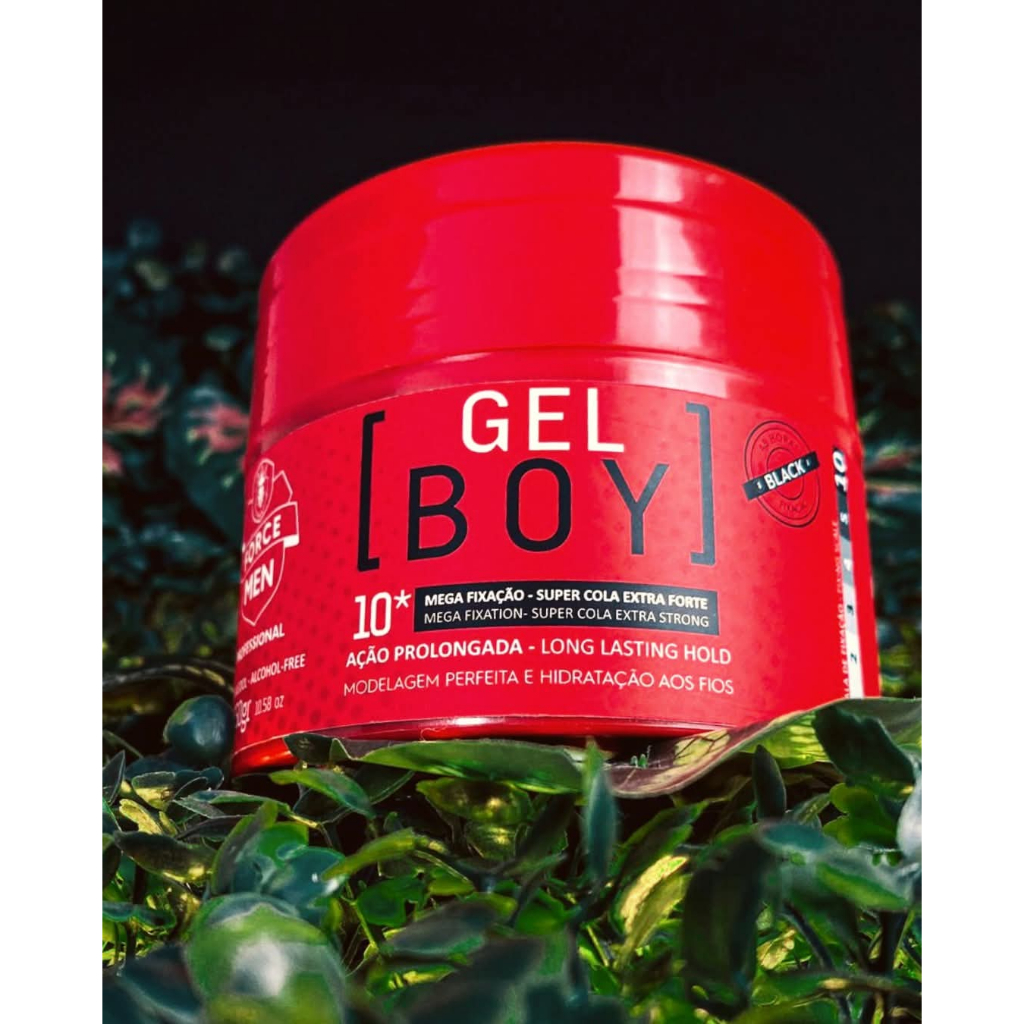Gel boy force men 250g – Fixação extra forte - Versões black e incolor em Oferta na Shopee