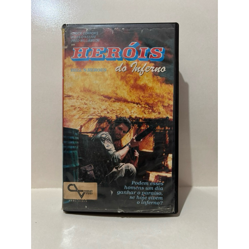 Vhs Filme Heróis do Inferno. Legendado e testado.