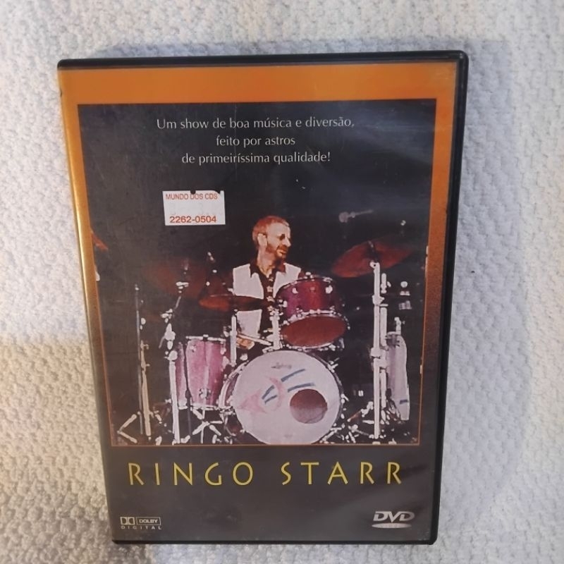 DVD - ROCK - RINGO STARR AND ALL STARR BAND - SHOW EM L.A. 1989 - TESTADO OK.