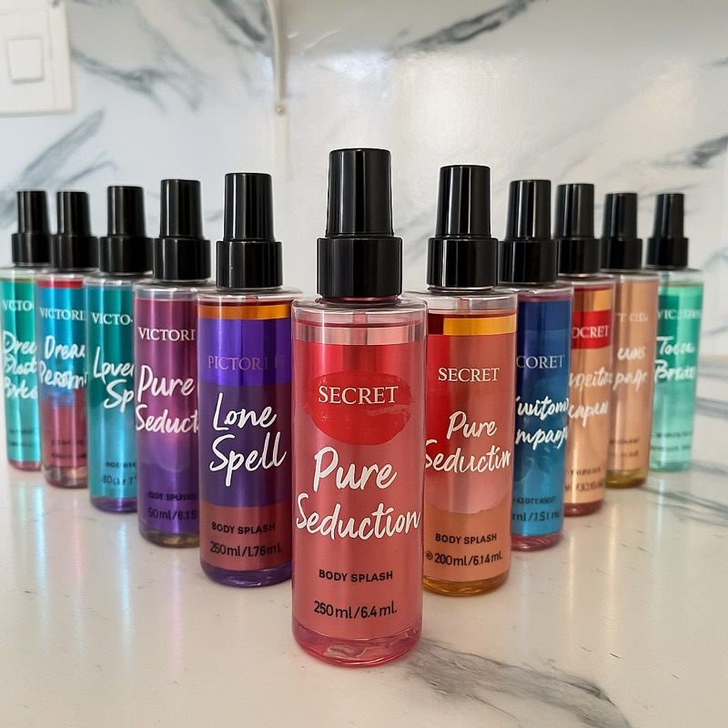 Body Splash Feminino 250ml | Fragrâncias Doces e Florais |kit
