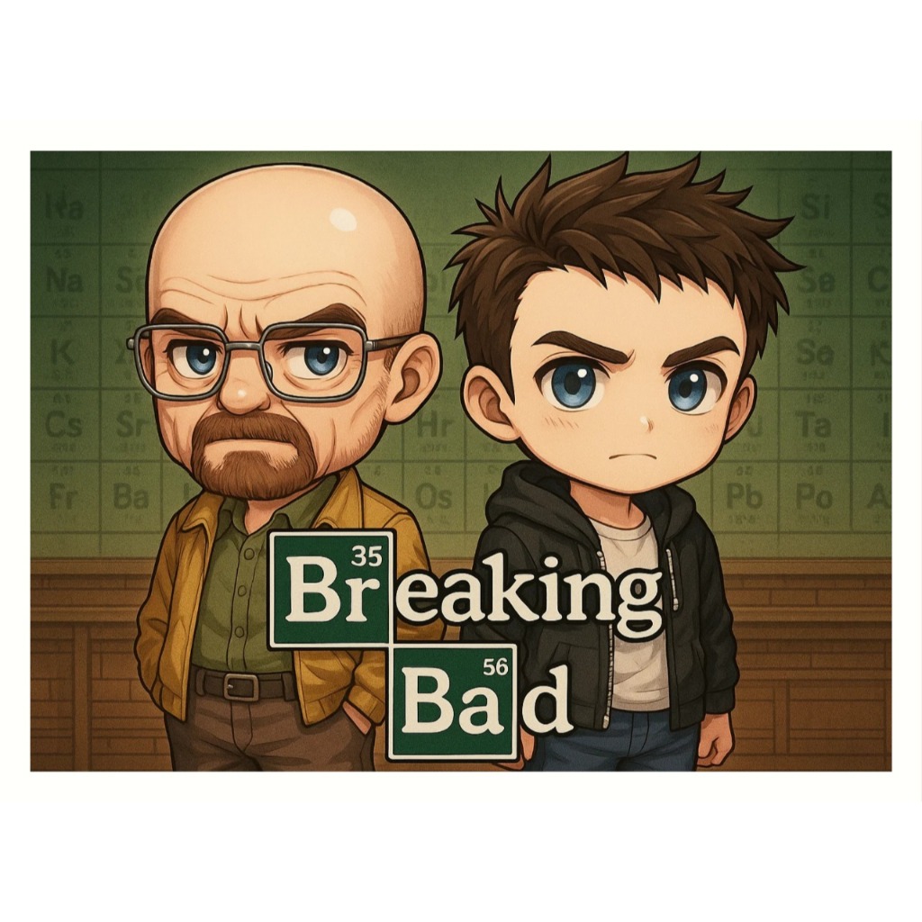 Livro de Colorir Brea king Bad A5 – Criatividade e Estilo para Fãs da Série!