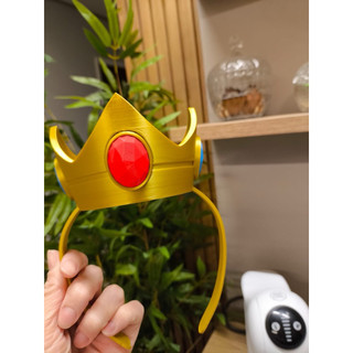 Coroa da Princesa Peach - Inclui Tiara e Coroa - Pronta Entrega!
