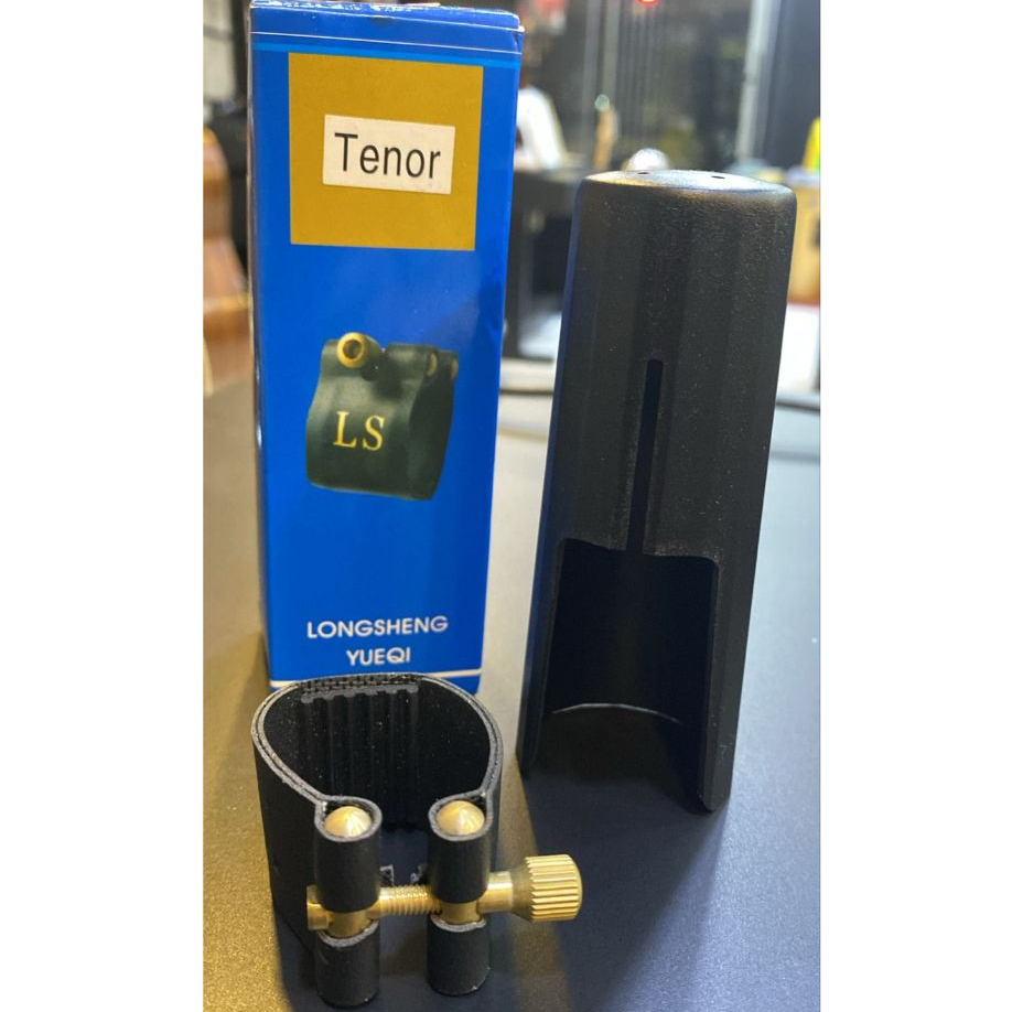 ABRAÇADEIRA COM RESSONADOR + COBRE BOQUILHA LS PARA SAX TENOR