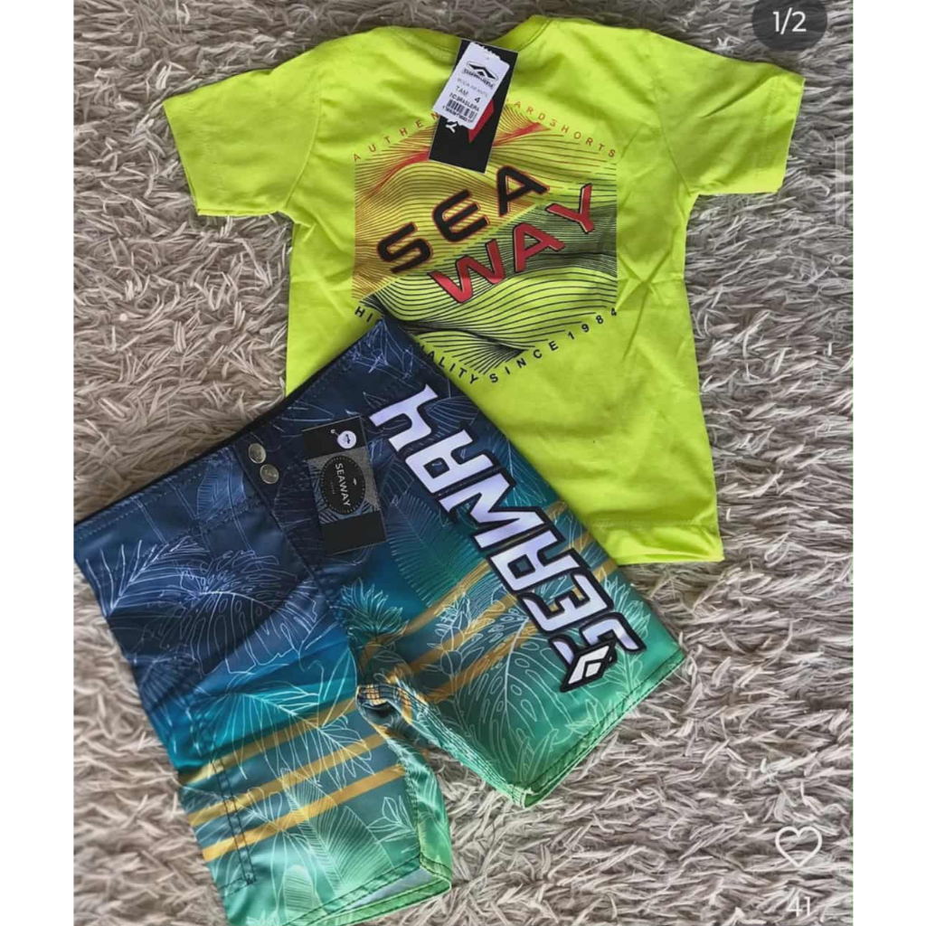 Conjunto Infantil Juvenil   Blusa e Bermuda Tamanhos 4 ao 14  Muitas Estampas Lindas | Envio Imediato