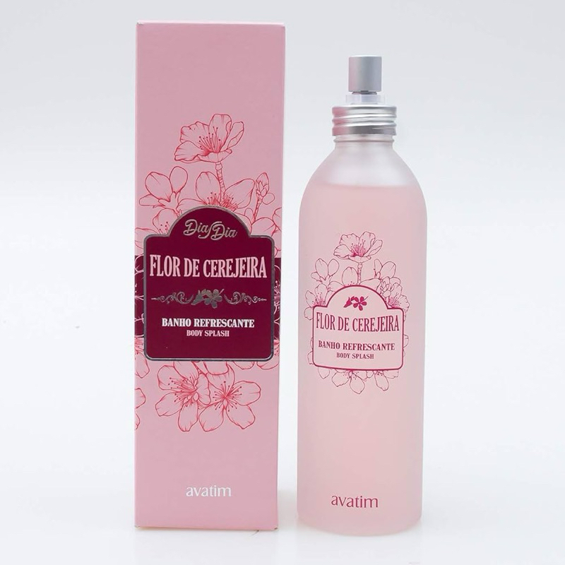 Banho refrescante body splash Flor de Cerejeira 300ml – Fragrância Suave e Delicada em Oferta na Shopee
