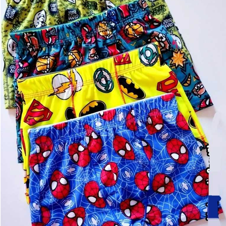 Kit 10 Cueca Infantil Boxer Criança Masculina Forro 100% Algodão Conforto Diário em Oferta na Shopee