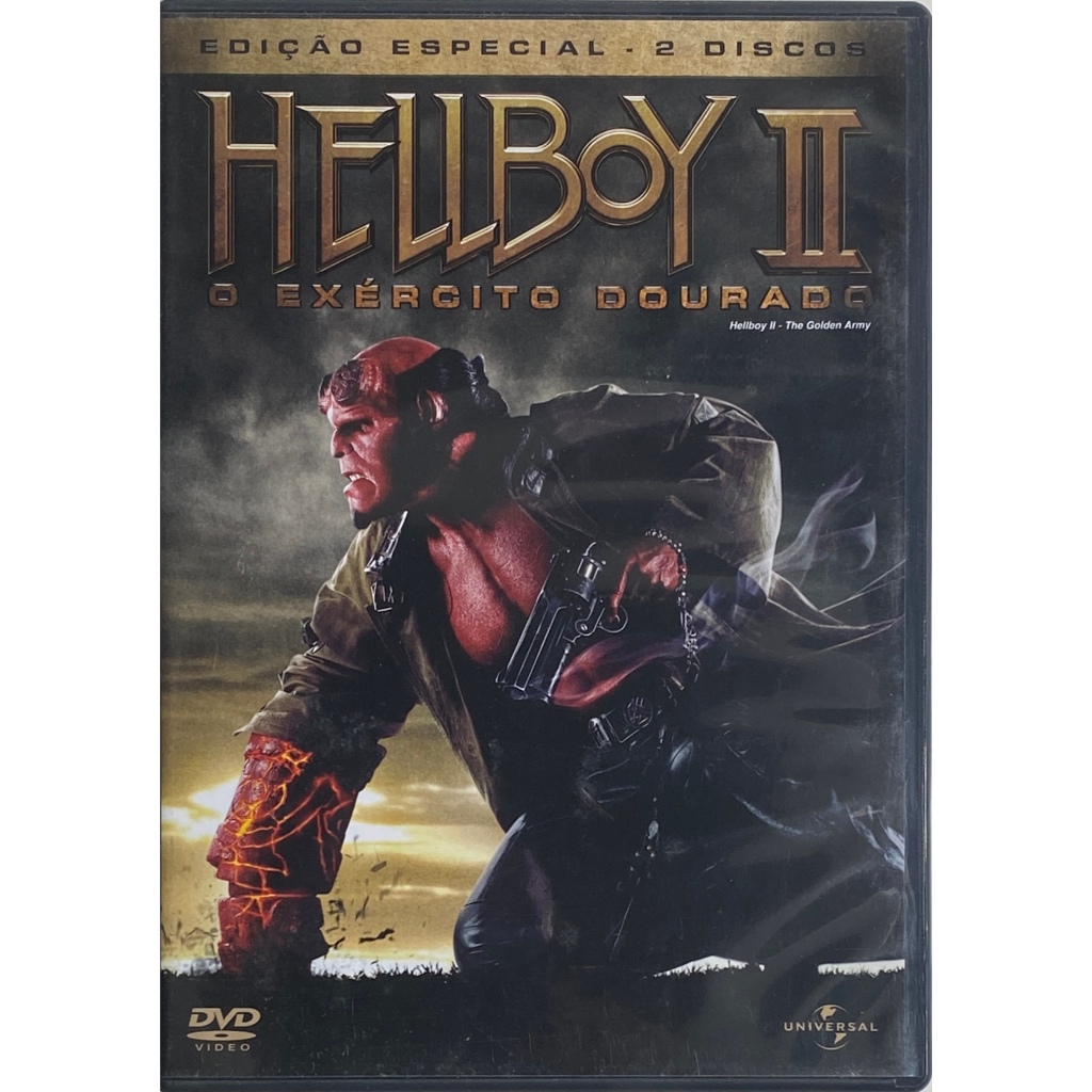 DVD - Hellboy 2 - O Exército Dourado - Edição Especial - Duplo Original