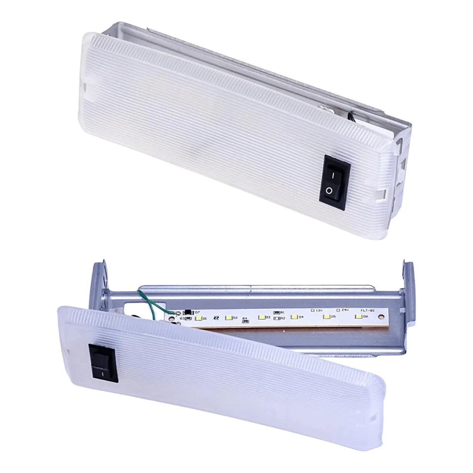 Lanterna Teto Luz Led Cabine Caminhão Mb 710 1113 1620 1935 Ambos Lados 12v ou 24V