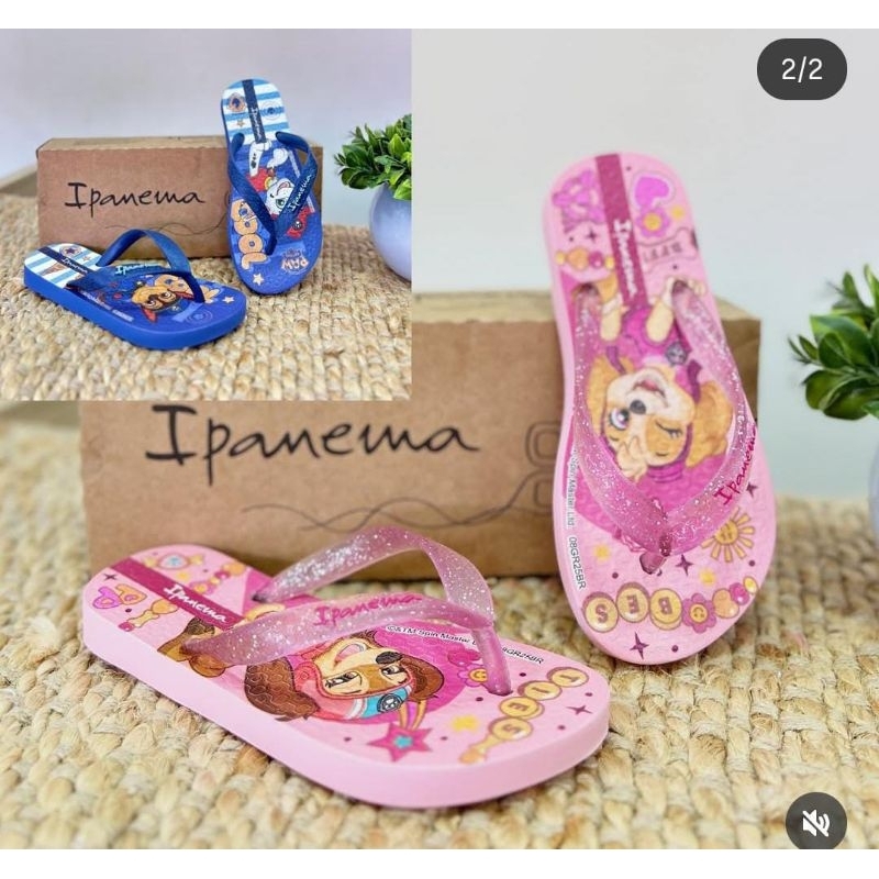 chinelo sandália Ipanema Jolie amores infantil 27307