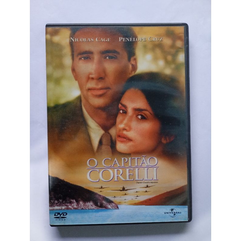 Dvd O Capitão Corelli Nicolas Cage Penélope Cruz Original
