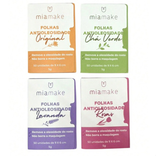 FOLHAS ANTIOLEOSIDADE MIA MAKE em Oferta na Shopee