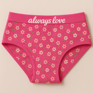 kit 10 calcinha juvenil infantil algodão com elástico exposto em Oferta na Shopee