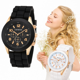 2025 Relógio Feminino Pulseira Silicone Geneva Quartzo Relógios Pulso Digital Mulher Casual Luxo Acessórios Moda em Oferta na Shopee