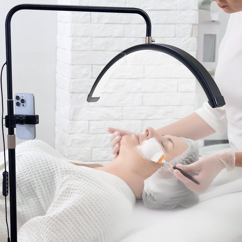 Luminaria Mesa Meia Lua Ajustavel 3 Cores Luz Fria Quente Neutra Spa Estetica Profissional -F16