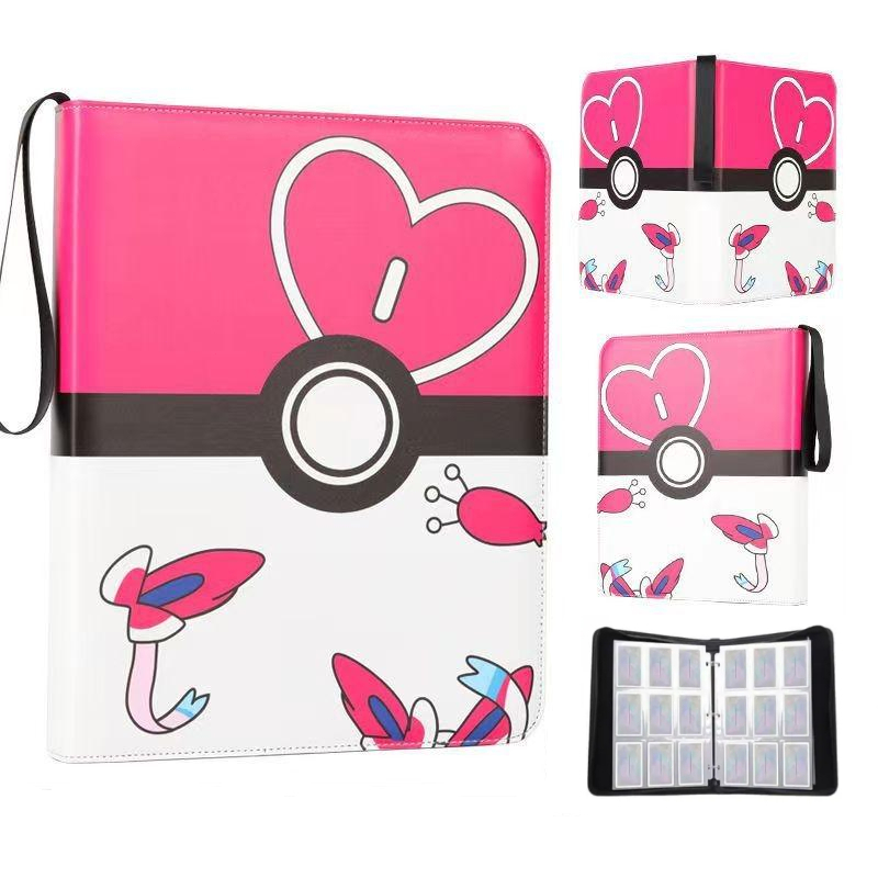 900/720/540 pcs Porta-Cartões Anime Game Binder Com Zíper Álbum De Couro PU Capacidade De Livro Pasta Coleci