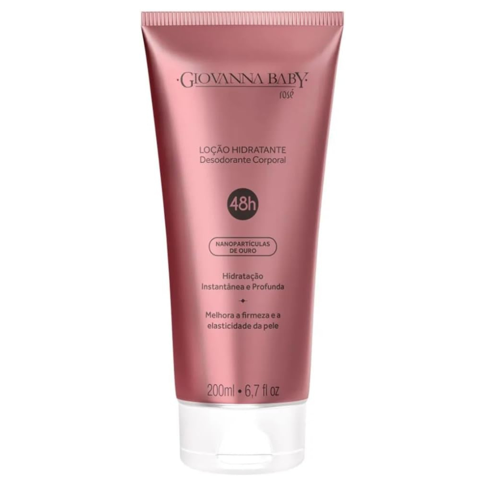 Hidratante Giovanna Baby Rosé 200ml Hidratação Prolongada