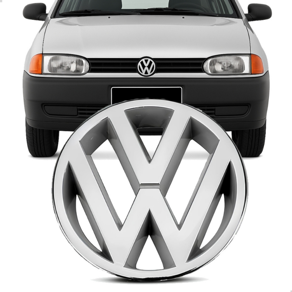 Emblema da Grade Cromado Dianteira Vw Gol Modelo G2 Bola 1995 1996 1997 1998 1999 em Oferta na Shopee