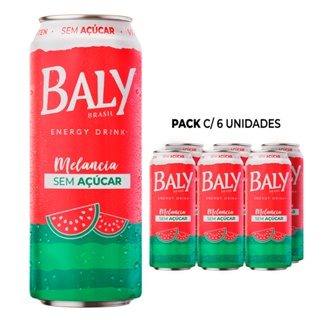 Pack Energético Baly Energy Drink Melancia Sem Açucar 473ml em Oferta na Shopee