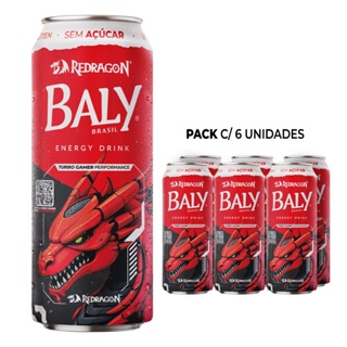 Pack Energético Baly Energy Drink Gamer Redragon 473ml em Oferta na Shopee