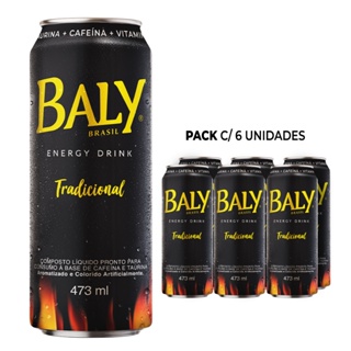 Pack Energético Baly Energy Drink Tradicional 473ml em Oferta na Shopee