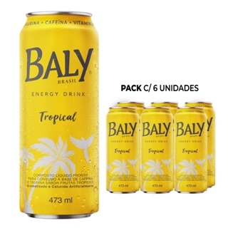 Pack Energético Baly Energy Drink Tropical 473ml em Oferta na Shopee